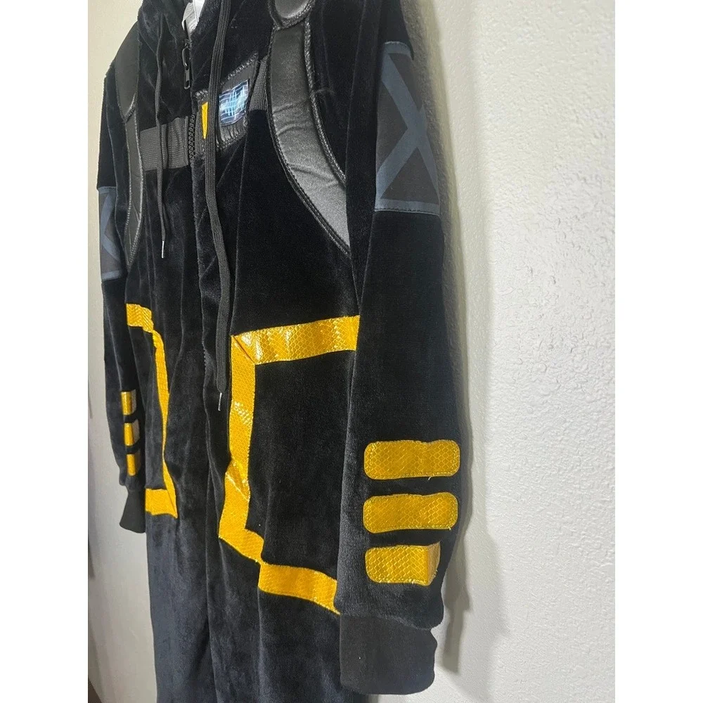 Fortnite Dark Voyager Union Suit Costume Teen Cosplay Halloween GamerHooded